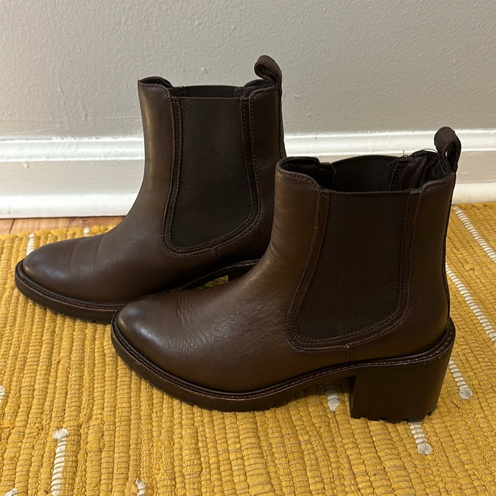 Thursday Boot Company Dark Brown Chelsea Ankle Boots - Picture 7 of 9